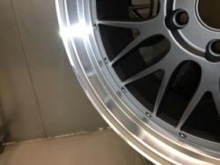 Close up of Alloy Wheel Refurbished